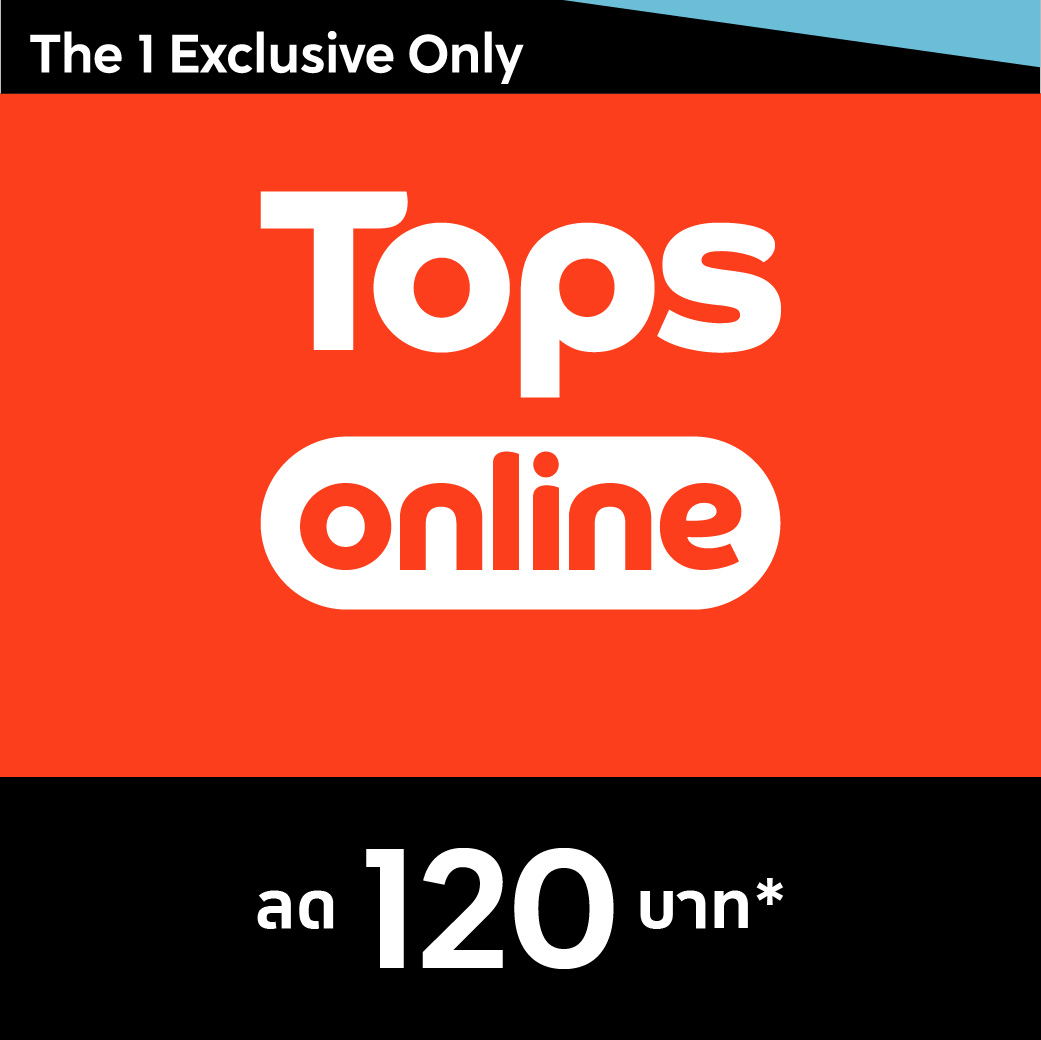 The 1 | Tops Get 120 THB discount with a minimum spend of 2,000 THB/receipt